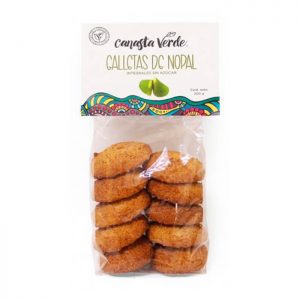 galleta de nopal canasta verde